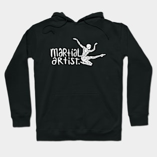 Martial Arts Artist Jump Hoodie